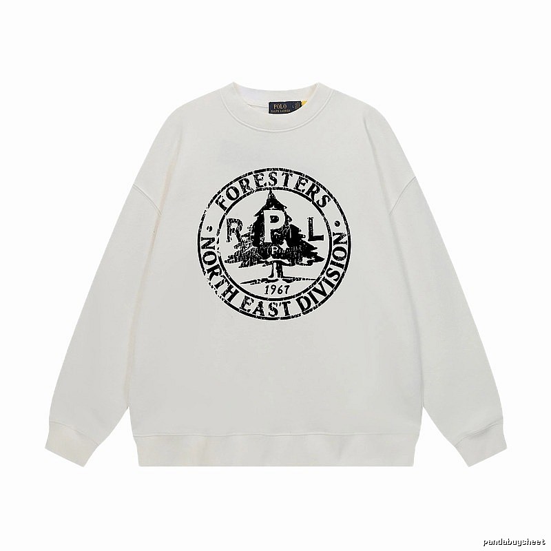Ralph Lauren retro-style white sweatshirt