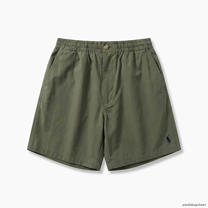 Ralph Lauren's casual-style military green shorts