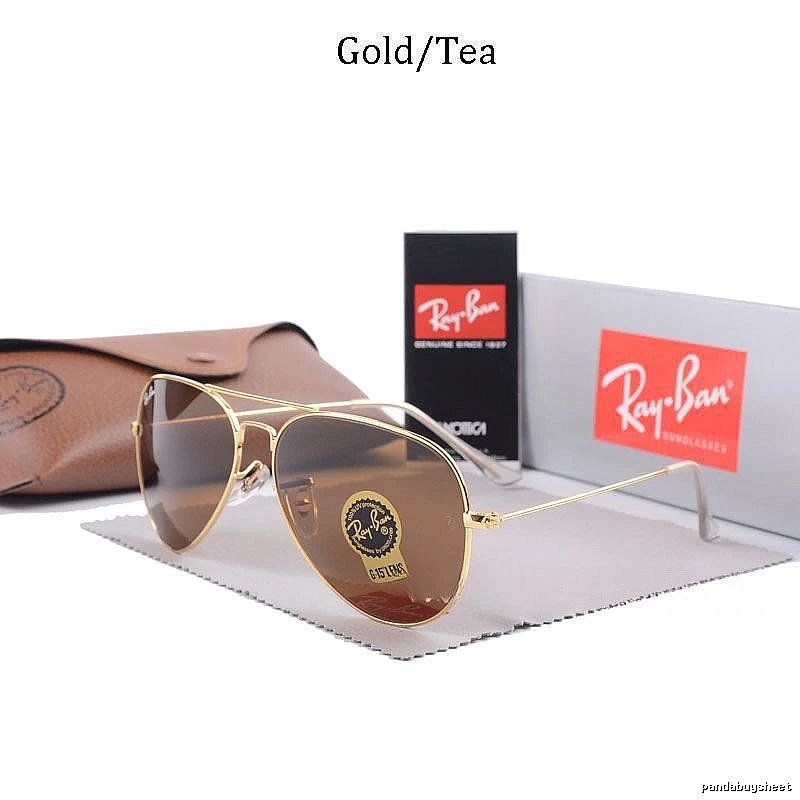 Ray-Ban Sport Aviator sunglasses Gold Tone Sunglasses for Collection Drops