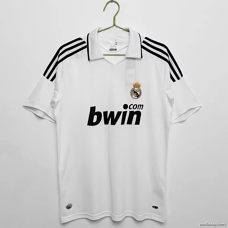 Real Madrid Patterned Retro Teka soccer jersey White Retro Football with Polished Detail