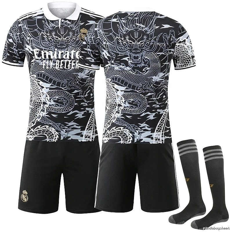 Real Madrid's dragon-patterned Chinese-style black jersey
