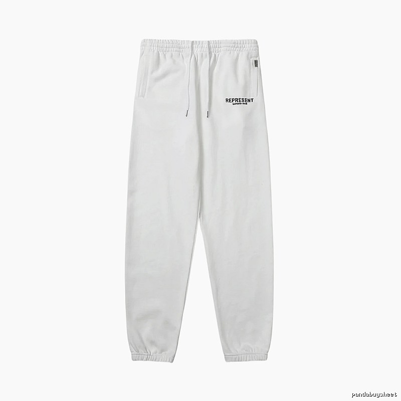 REPRESENT Basic White Sweatpants