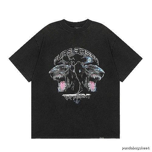Represent Black Style 812 Owners Club T-Shirt Visual Accent Logo
