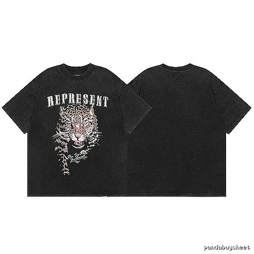 Represent Black Style 821 Owners Club T-Shirt Soft Neutral Logo