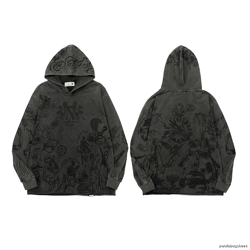 Represent Dark Retro Hoodie
