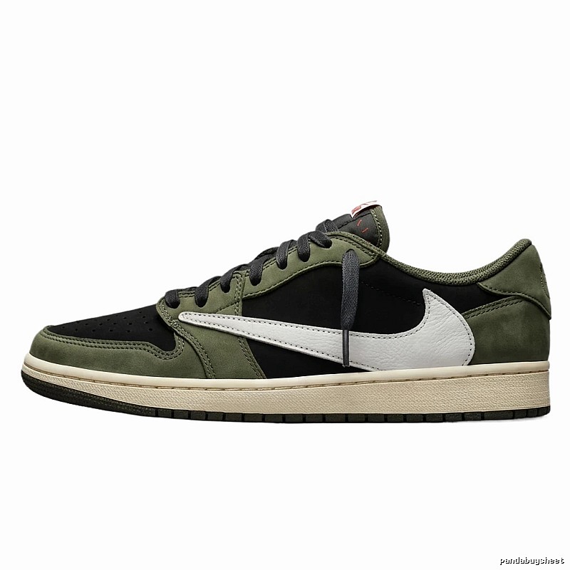Retro-style olive green of Jordan 1