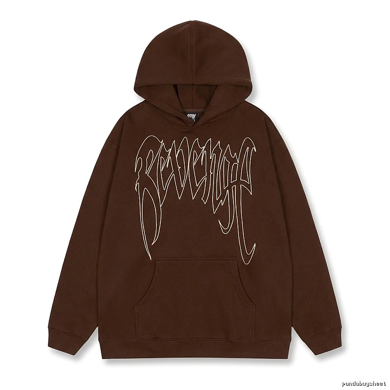 Revenge Gothic Style Dark Coffee Hoodie