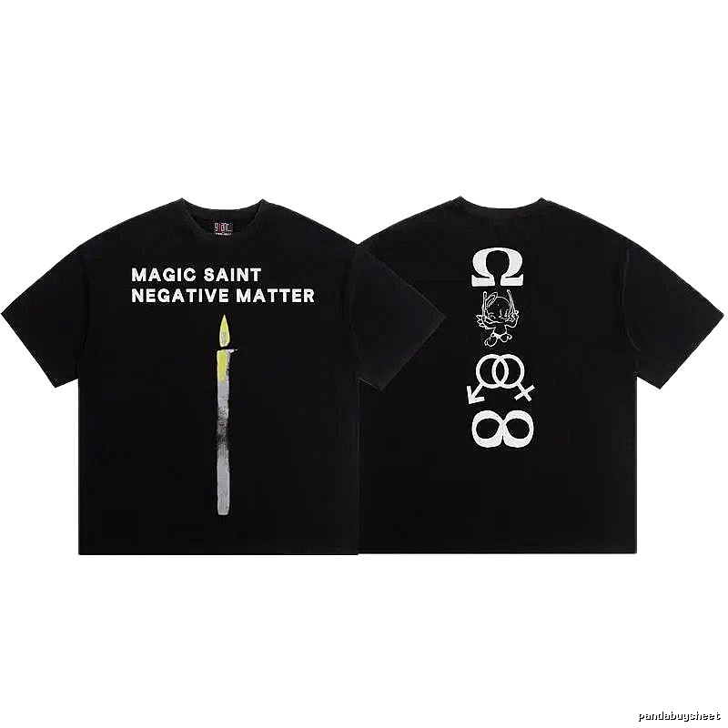 SAINT Magic Collection Street Style Black T-Shirt