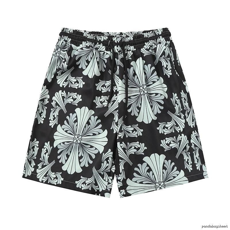 Shorts Styling Black Floral Button Shirt Resort Wear
