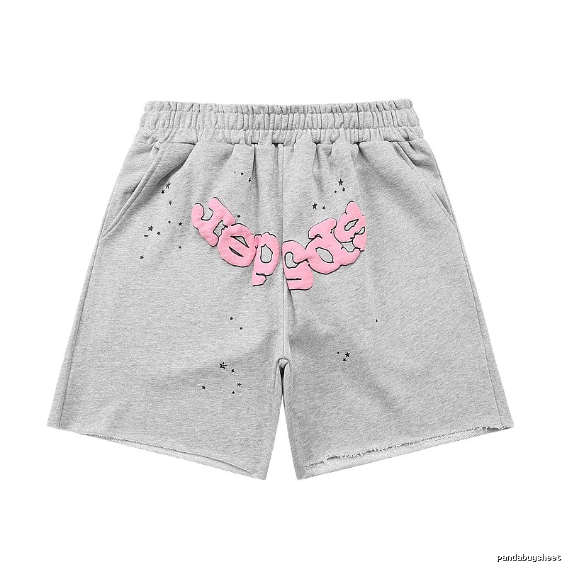 Shorts with Sp5der letter print style