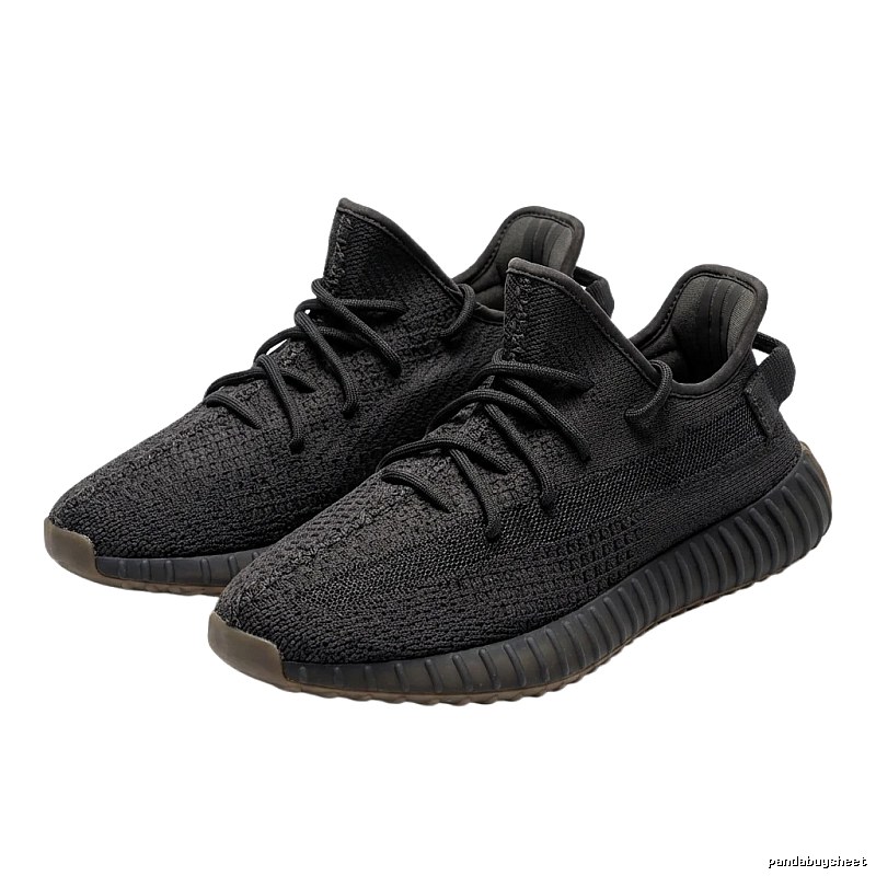 Simple-style black Yeezy 350 shoes