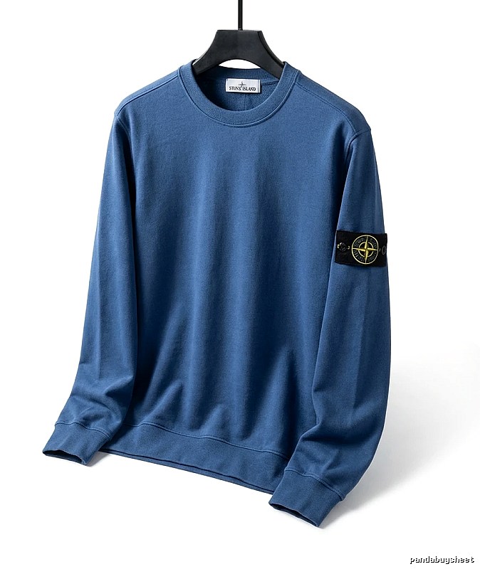 Stone Island blue casual sweatshirt