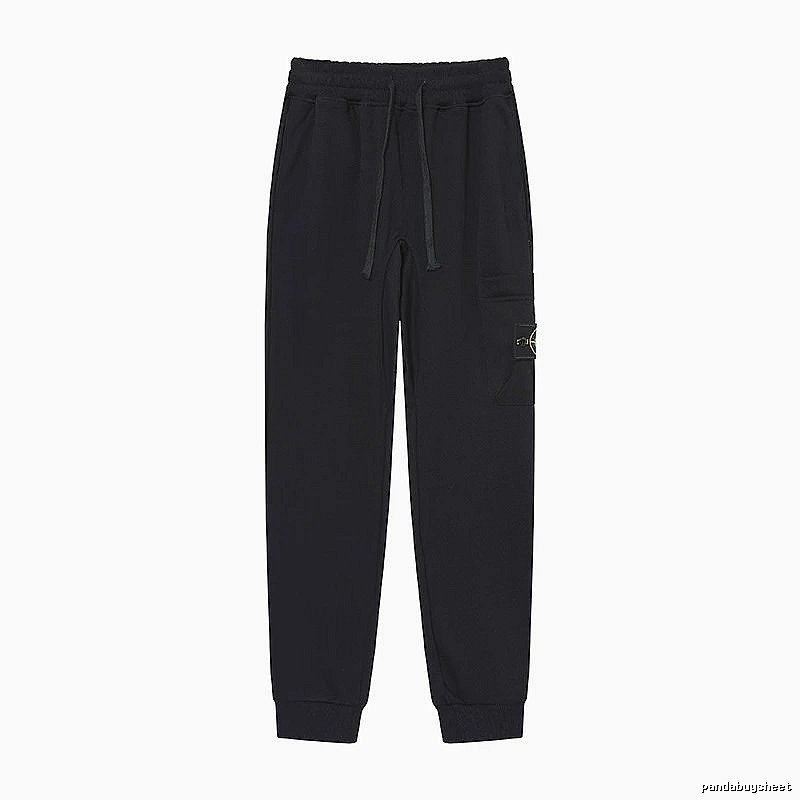 Stone Island Compass Series Street Style Black Sweatpants