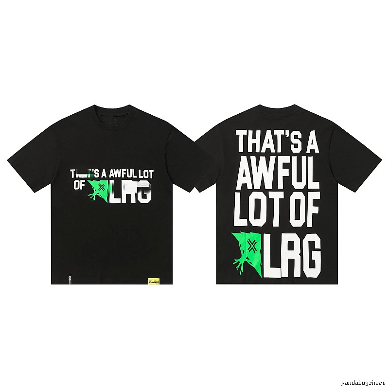 Street Style Black T-shirt with COUGH SYRUP Letter Print