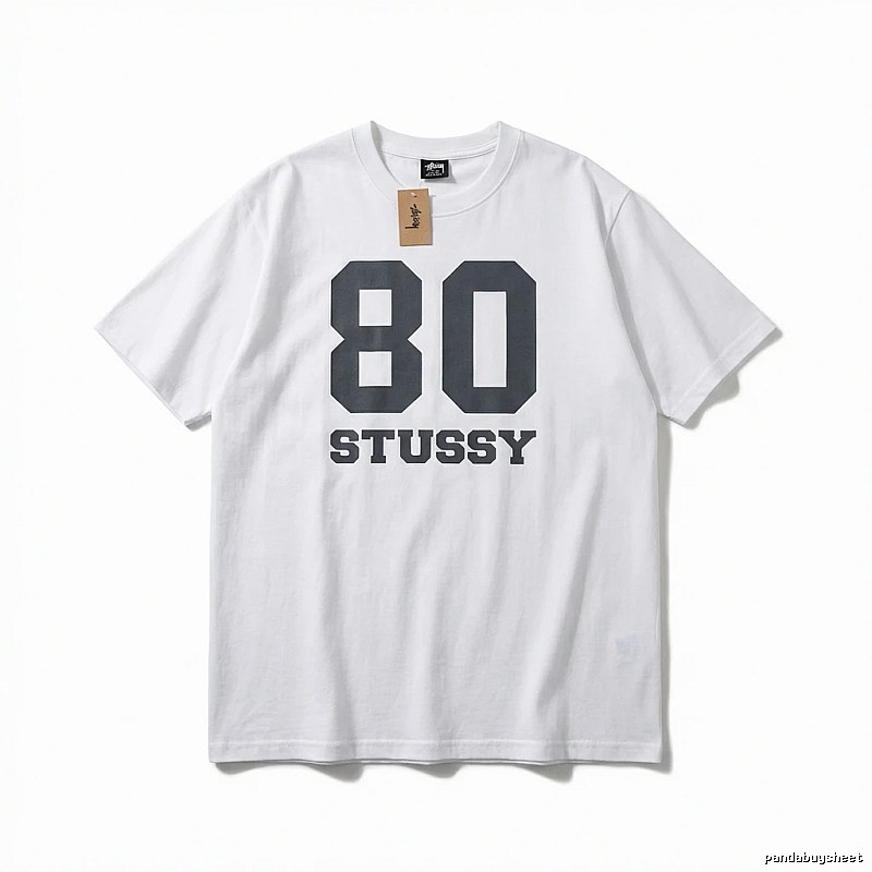 Stussy 80 Series Simple White T-shirt