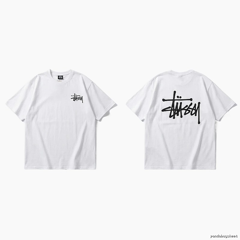 Stussy basic simple white T-shirt