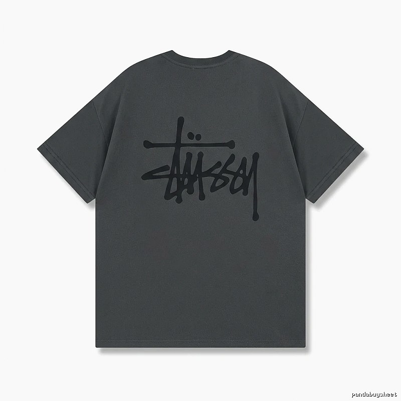 Stussy basic street style gray T-shirt