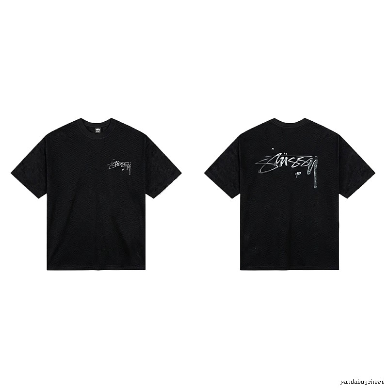 Stussy basic style minimalist black T-shirt