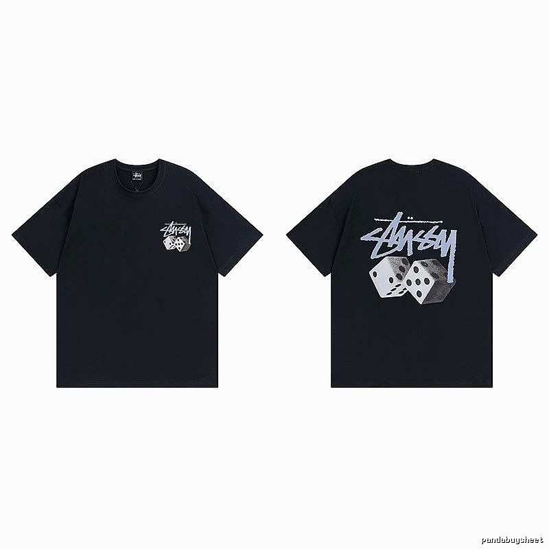 Stussy Black Spider Graphic T-Shirt Layered Outfit Logo