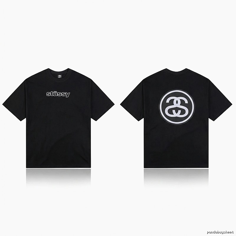 Stussy classic black T-shirt