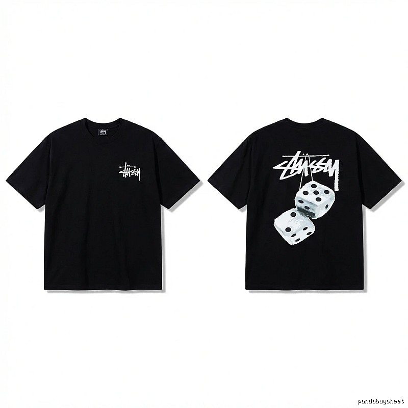 Stussy Dice Style Black T-shirt