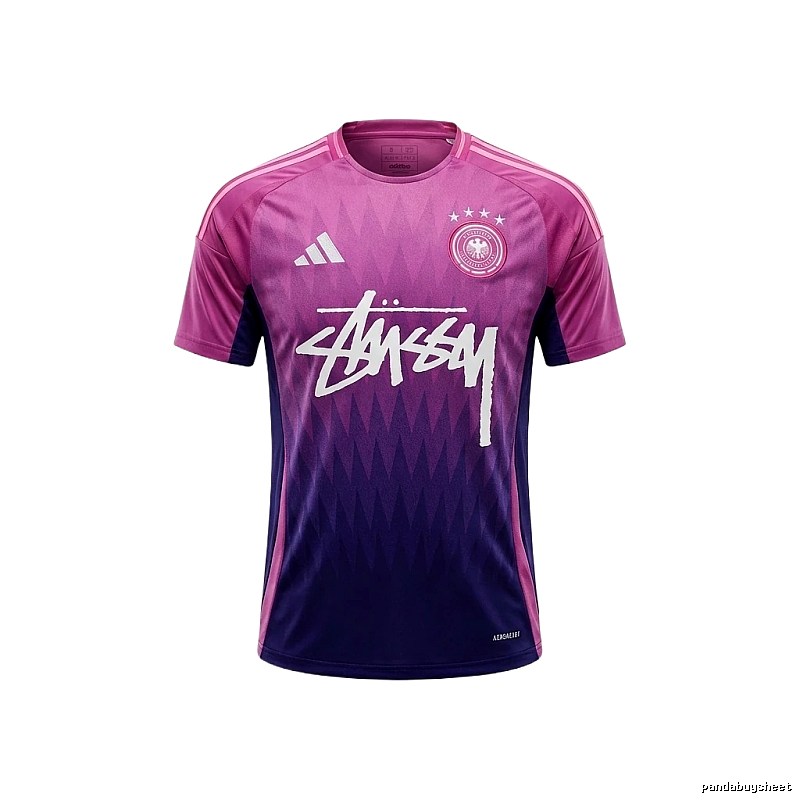 Stussy Gradient Style Pink-Purple T-shirt
