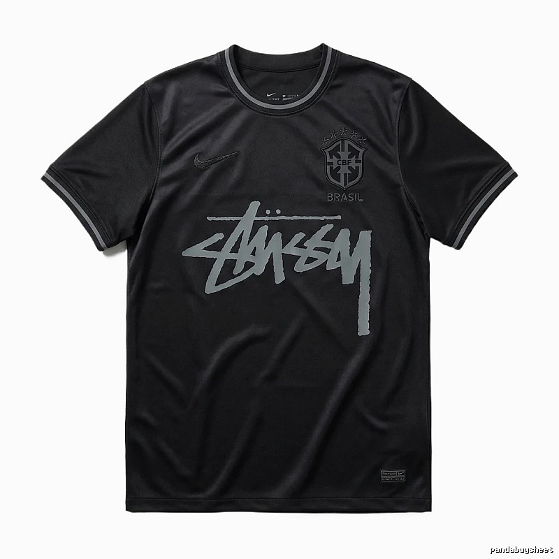 Stussy graffiti-style black T-shirt