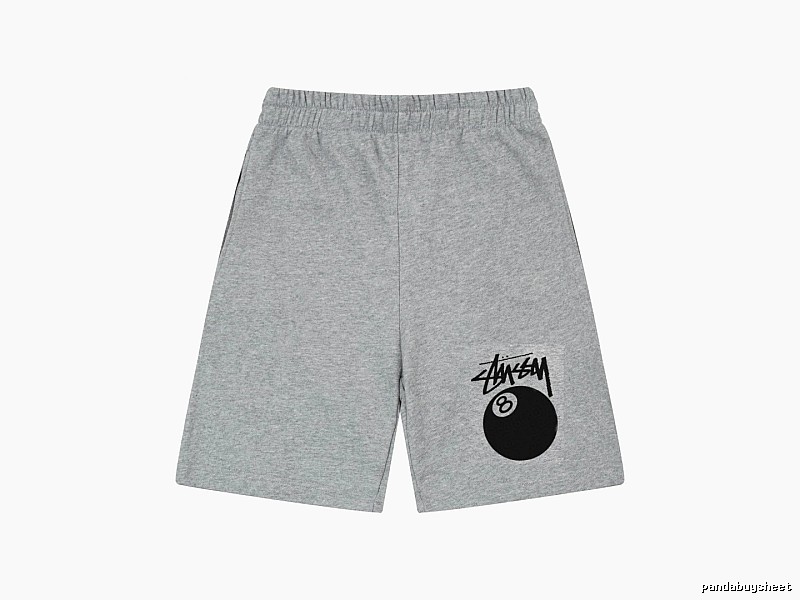 Stussy No. 8 Ball Grey Shorts