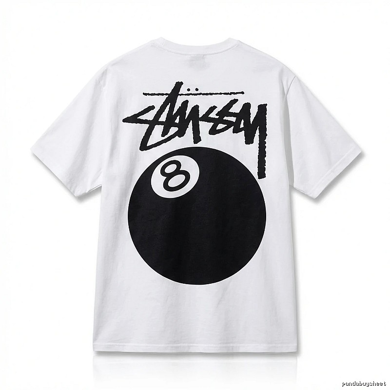 Stussy No.8 Ball White T-shirt