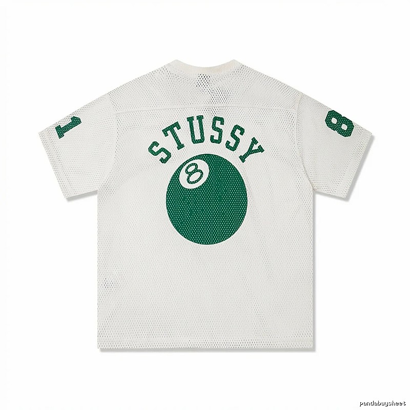 Stussy No.8 Ball White Trendy T-shirt