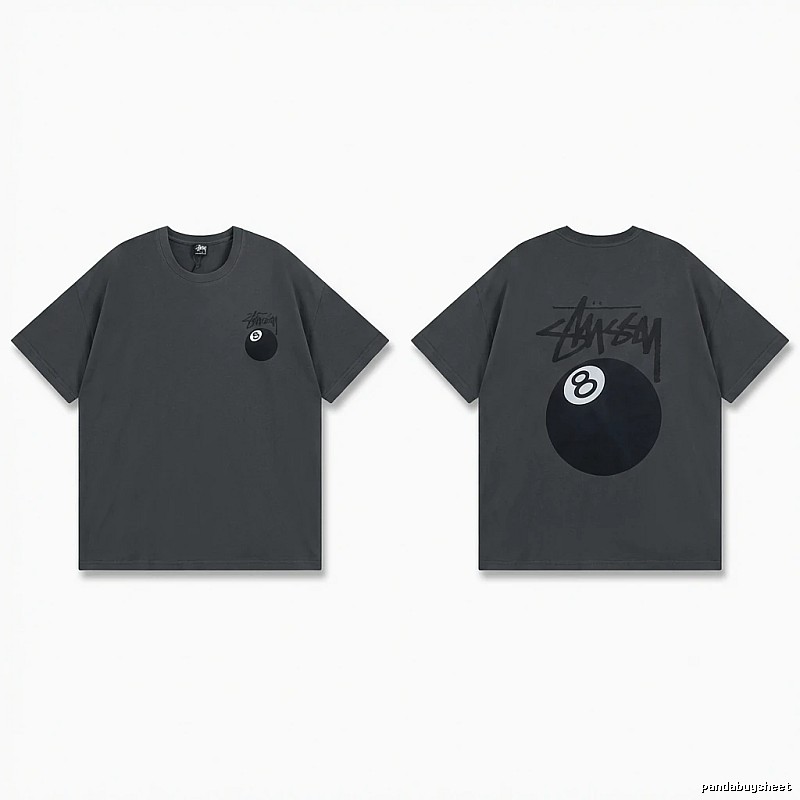 Stussy No.8 Retro Black T-shirt