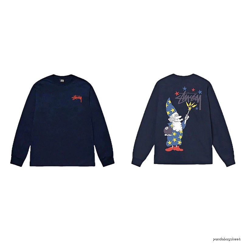 Stussy Wizard Series Dark Style Long-sleeve