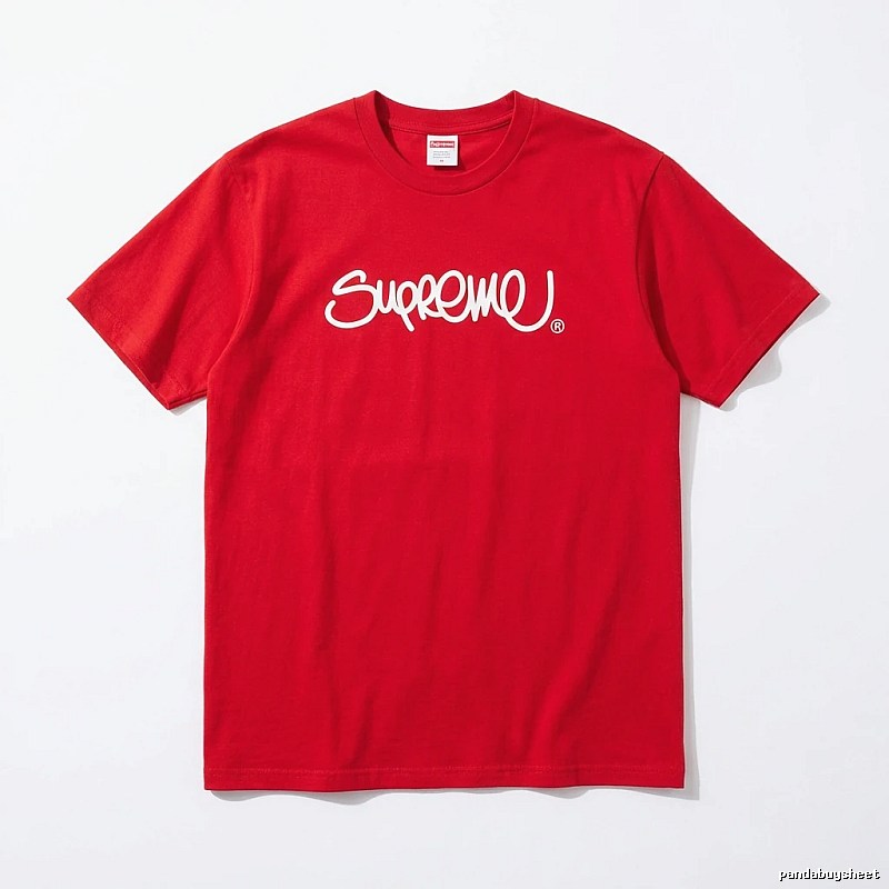 Supreme basic red T-shirt