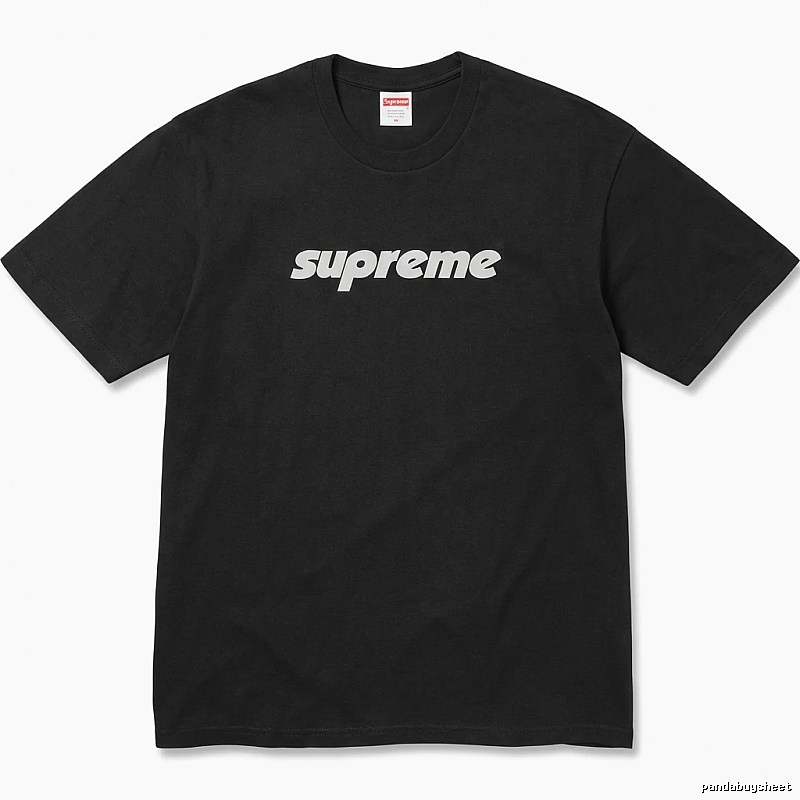 Supreme basic simple black T-shirt