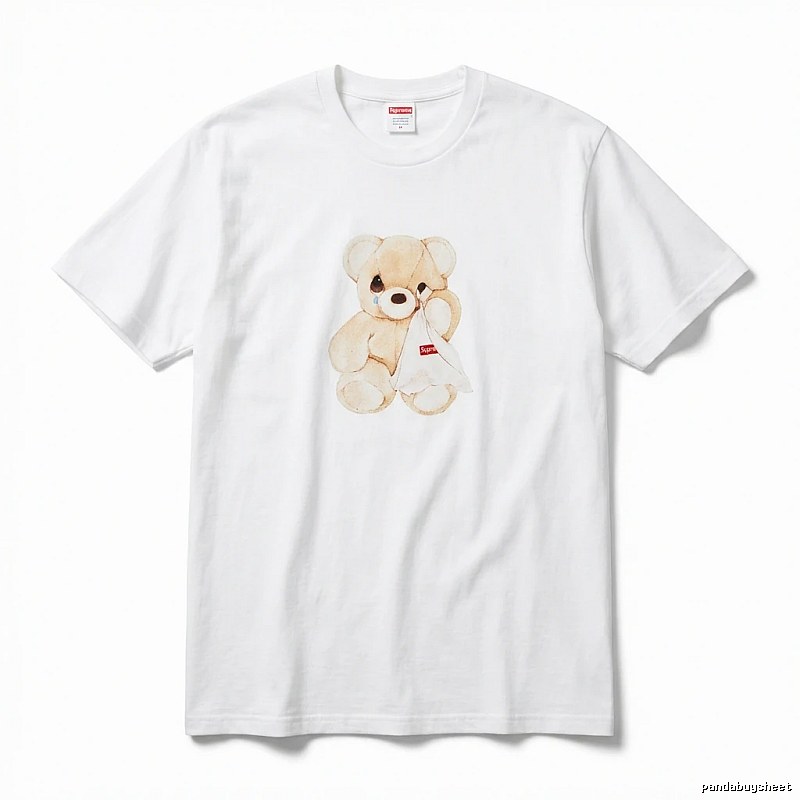 Supreme Bear Trend Brand White T-shirt