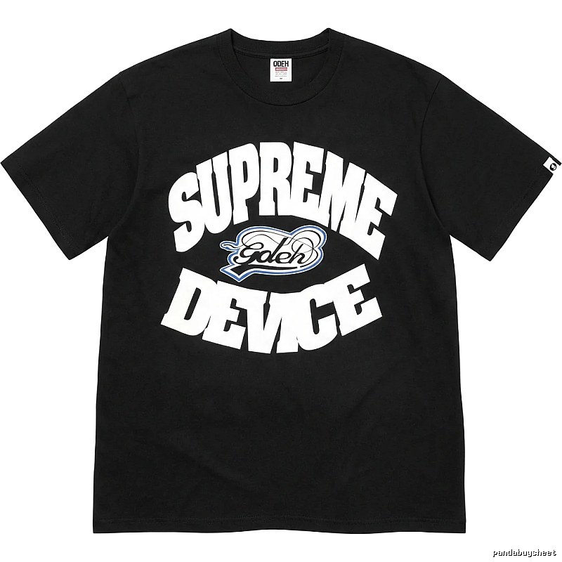Supreme Device Series Trendy and Cool Black T-shirts