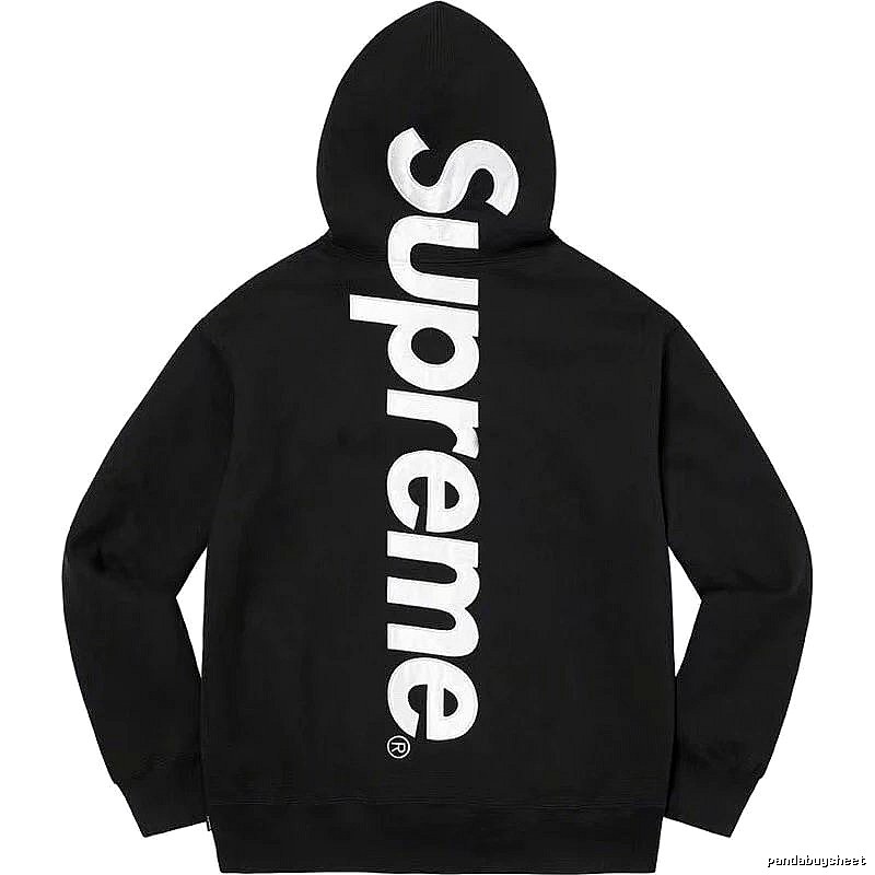 Supreme Gift Ready Logo hoodie Gray Red Oversized with Standout Detail