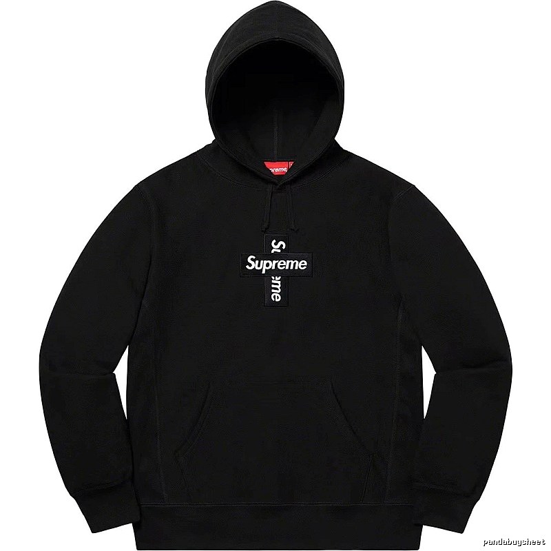 Supreme Lightweight Logo hoodie Gray Red Oversized for Trend Styling
