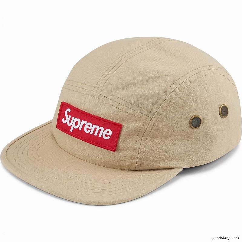 Supreme minimalist style khaki hat