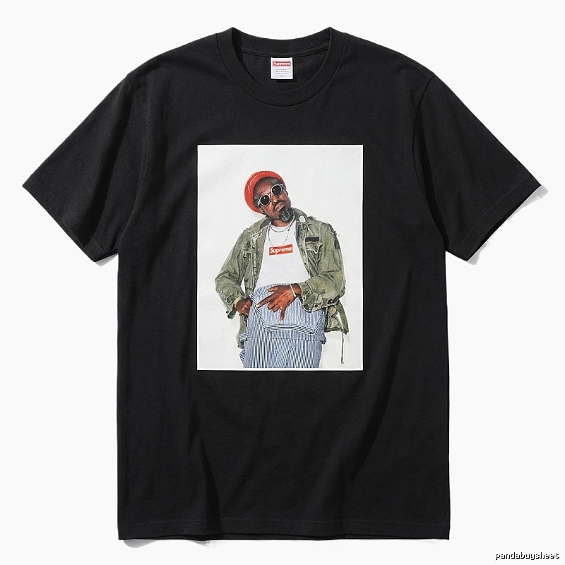 Supreme Portrait Style Black T-shirt