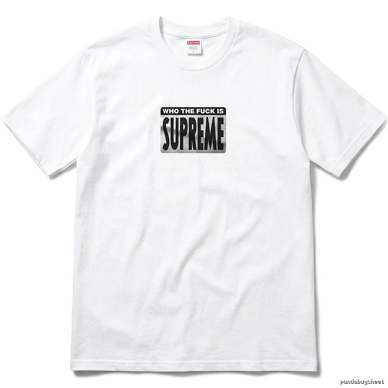 Supreme - printed trendy brand white T - shirt