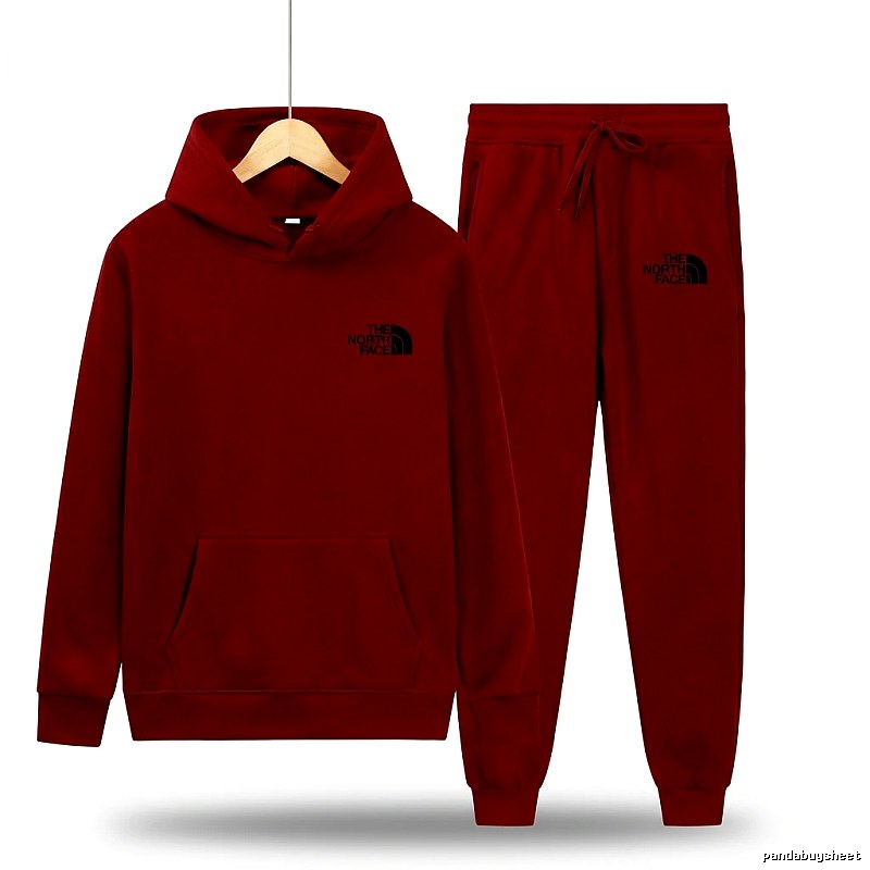 The North Face Casual Sportswear Set (Red)