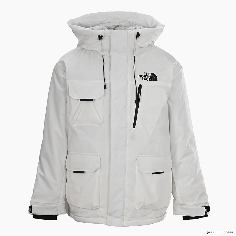 The North Face Utility Snow Jacket with hooded build in White