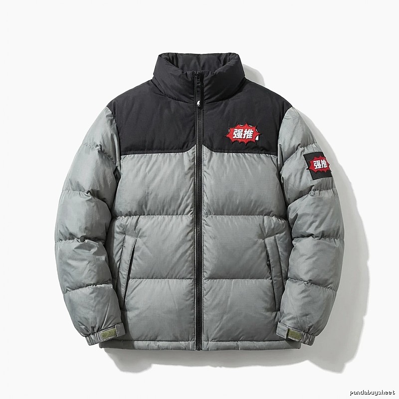 The North Face's strongly recommended Wind Grey Black down jacket