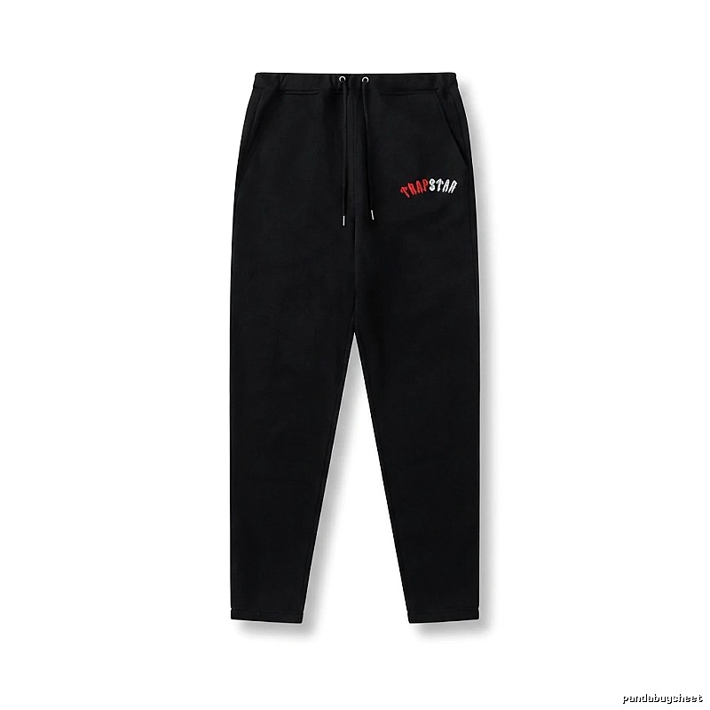 Trapstar minimalist style black sweatpants