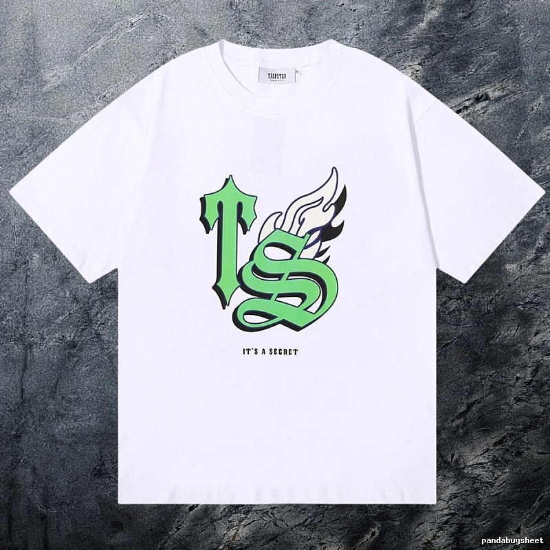 Trapstar Relaxed Keys graphic T-shirt Black White Key with Designer-Inspired Detail