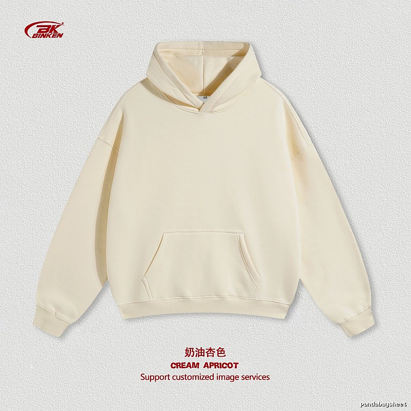 Travel Pullover hoodie Navy Blank Kangaroo with Soft Visual Tone