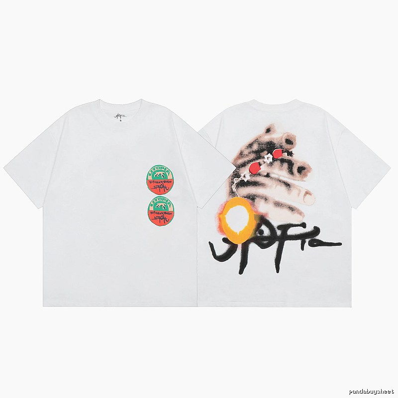 Travis Scott Easy Match Graphic T-shirt Brown Travis Scott for Everyday Use