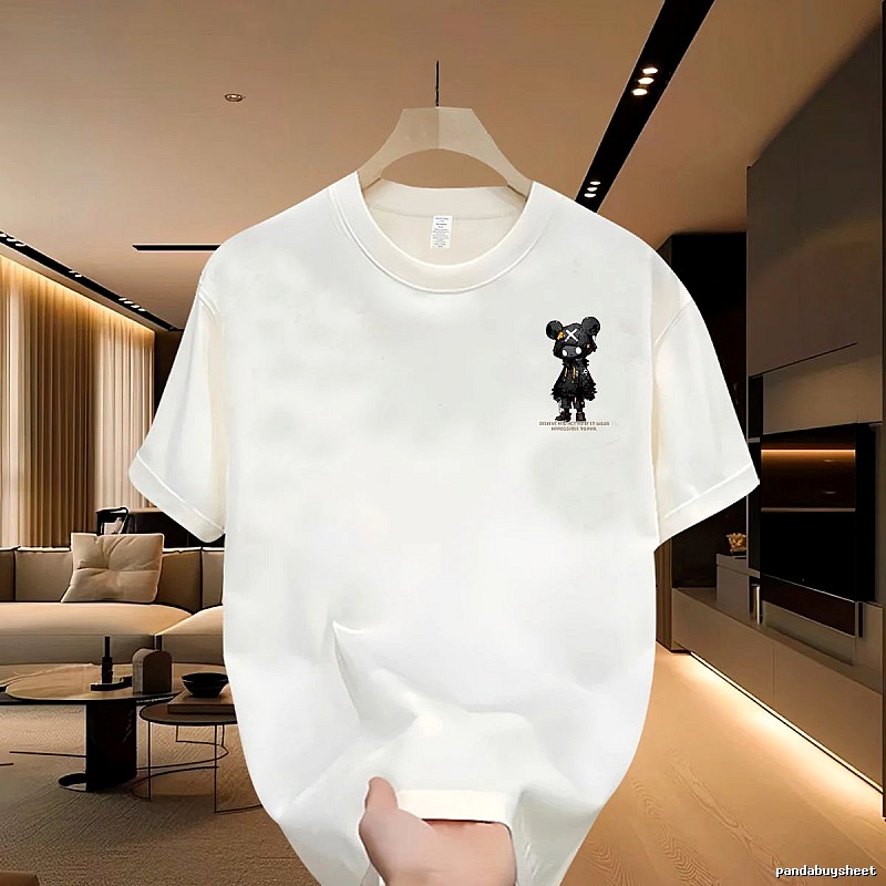 Trendy Brand Gloomy Bear Street Style White Short-sleeve T-shirt