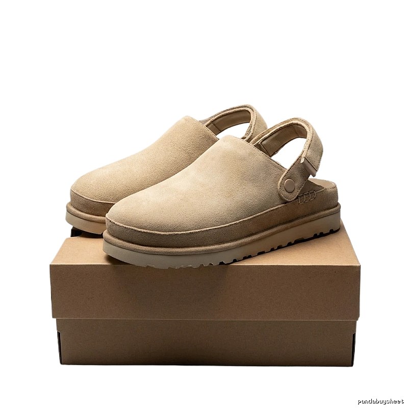 UGG retro-style khaki slippers